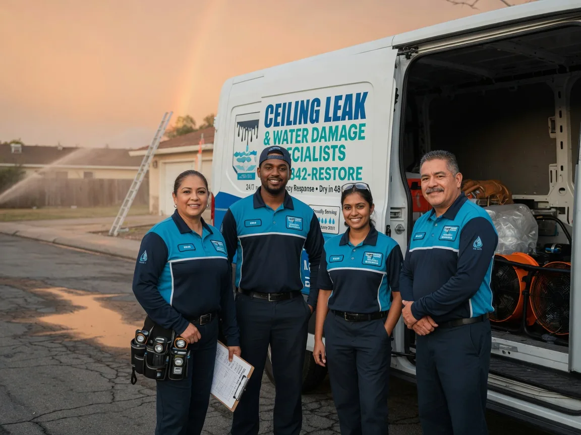 Ceiling Leak Cleanup company in Martensdale, IA